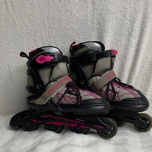 Schwinn Kids Roller Skates - Black and Pink